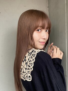 エクラート ミリア 船橋(ECLART milia) 柔らかピンクブラウン｜髪質改善で叶えるツヤと透明感