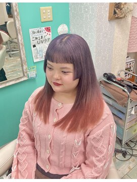 ファンヘアメイク(Fun hair make) グラデーションカラー