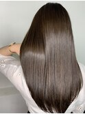 髪質改善×ココアブラウン