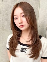 ロンドホットリップ 立川(Lond hot lip)&nbsp;似合わせカットレイヤーカット メルティカラーフェミニンロング