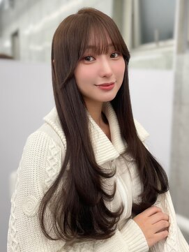 アリュウル 表参道(ALLURE) 盛れるお顔まわりカット×マロンベージュカラー◯伊藤