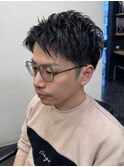 アップバングスパイキーショート