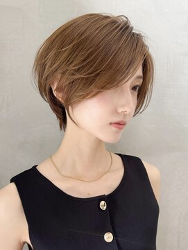 ロンドエニカ 大宮(Lond enika) ミニウルフレイヤーカット顔周り前髪韓国ショートボブ/大宮