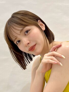 コンフィー(comfy) ミニボブ×ベージュ◎