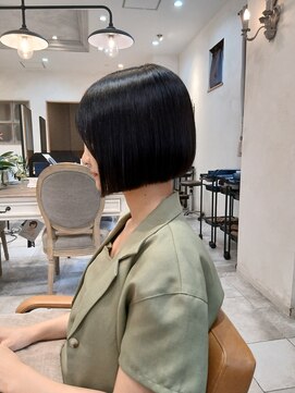 ラボヌールヘアーグレース 門前仲町店(La Bonheur hair grace) 【grace三瓶】大人気ミニボブ/地毛風カラー