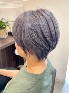 グランドール 下曽根店(Grandoll) 【透明感】グレージュボブ【【下曽根駅】】