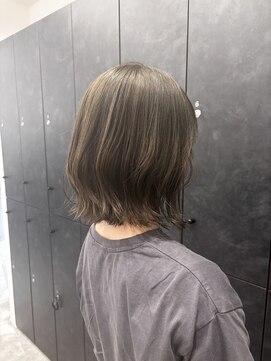 ヴィオットバイサロン(Viot by Salon) ボブ/縛れる肩上ボブ/アイスグレージュカラー