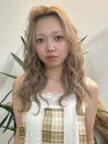 ラニヘアサロン(lani hair salon)&nbsp;ミルクティーベージュ/ベージュカラー/ハイトーン