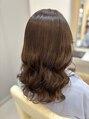 アグ ヘアー カルデ むつ2号(Agu hair calde)&nbsp;コテ巻き風パーマも可愛いです(o^^o)