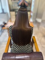 ブレンドバイハピネス(Blend by happiness)&nbsp;髪質改善/スーパーロング/オリーブブラウン/奈良　　after