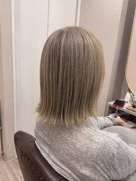 カミノワ(kaminowa) 白髪率80%おすすめヘア/40代/50代/60代/白髪ぼかし/くびれヘア