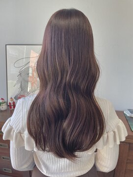 ヘアー アイス 御器所本店(HAIR ICI) 冬の艶髪暖色ブラウン髪質改善カラー水素カラー艶トリートメント