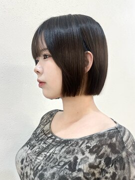 キアラ(Kchiara) 福岡美容室20代30代40代切りっぱなしボブぱつっとボブ