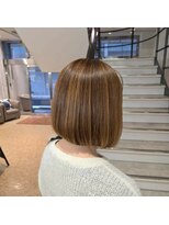 アース 千葉店(HAIR&MAKE EARTH)&nbsp;前下がりボブ