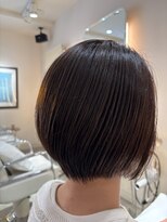 ラルーナアレックス 明石店(la luna alex)&nbsp;【絶壁解消】乾かすだけで艶まとまる大人丸みショートボブ
