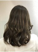 【EIGHT沖縄】お客様スタイル_デザインカラー_切りっぱなしボブ