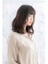 ミック ヘアアンドビューティー 大山店(miq  Hair&Beauty) 黒髪風で好感度…大人かわいいくびれカールミディ