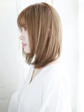 ウル 吉祥寺(ulu) 透け感バングのワンカールボブ