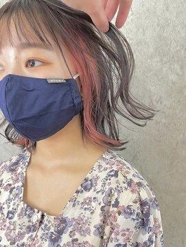 サンク 原宿 表参道(cinq) ダブルカラー/ケアブリーチ/インナーカラー/ハイライト[原宿]