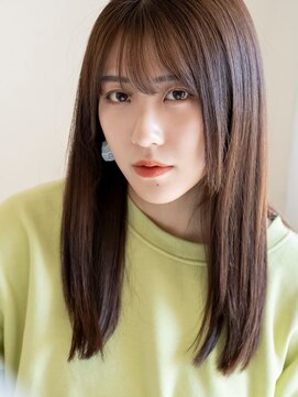 スカイレビュー(SKY Re beau) 【錦糸町レビュー店】シンプルなマロンベージュストレート