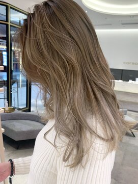 コルソ ケーツー 梅田 茶屋町(corso k-two) corso/ハイライトたっぷりハイトーンベージュ/梅田&茶屋町&中津