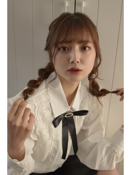 コレクション 船堀店(collection) 編み込みねじりアレンジ