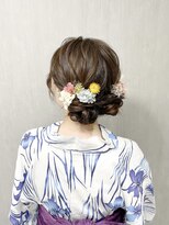 ヘアーメイクサロンアール(hair make salon R)&nbsp;ツインお団子ヘア