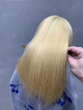 ナンバー 大分中央町店(N°) 【シノハラ】@number_nao. K-popブロンドで派手に可愛く