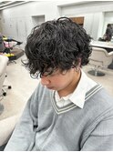 外国人風カーリーパーマ