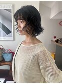 少し強めのボブパーマ