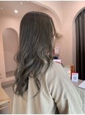 ロングレイヤー　オリーブグレージュ