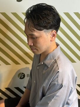 バーバーバー アカバネ(BARBER-BAR AKABANE) ビジネスマンの清潔感毛流れアップバング＋パーマ#3