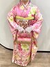 2025【 成人式☆振袖☆着付けのみ 】可愛い、しっかり着付けで♪一日安心