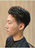 ツーブロックパーマ〈理容室〉