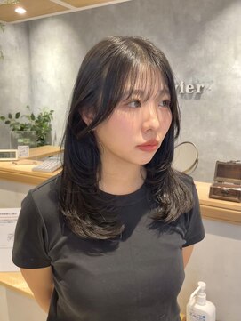 ラボヌールヘアー オリビエ 北千住店(La Bonheur hair Olivier) レイヤーカット/韓国風ヘア