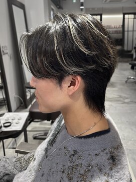エニー 栄(Any) men's hair ☆ 毛流れウルフスタイル