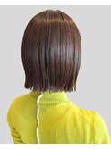 大人気切りっぱなしボブ
