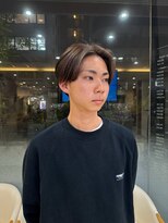 シークネクスト 八王子(SeeK NEXT)&nbsp;メンズハイライト/ハイライト/メッシュ/センターパート