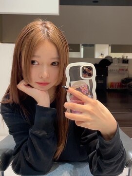 トリコ 梅田茶屋町店(trico) 大人気韓国風姫カット×ヘーゼルベージュ