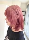 natural pink roots color