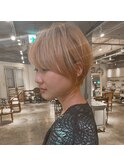 大人綺麗な小顔襟足スッキリショートボブ　30代40代50代