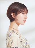 大人可愛い丸みショート