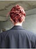 【chiwa arrange】結婚式参列hair set