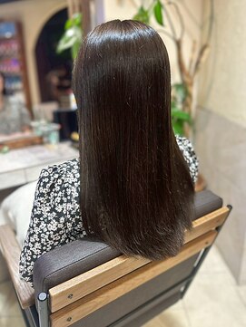 ヘアリゾート粋 ティガ 池袋店(tiga) 艶髪ストレート/髪質改善/セミロング