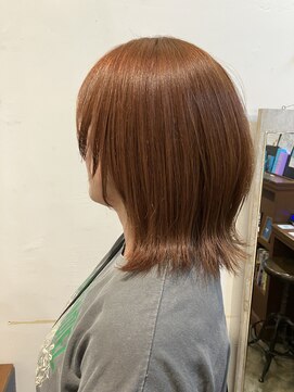 トライフ バイ アカラ(Trife by AKARA) 顔周りレイヤー×オレンジカラー