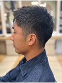 サイドすっきり好印象のメンズショート
