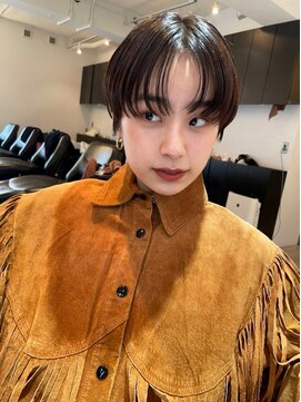 シータ(sheta) 【sheta/三畑賢人】小顔黒髪マロンベージュマッシュショート