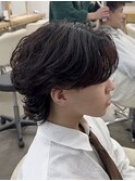 ニュアンスサーフカールルーズパーマアクティブショート眉毛渋谷
