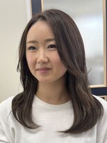 シャルムパリス(charme paris) オリーブベージュ 髪質改善 艶カラー