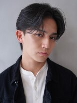 ニコトウキョウ 新宿(nico TOKYO) メンズセンターパートウルフセンターパートニュアンスパーマ襟足